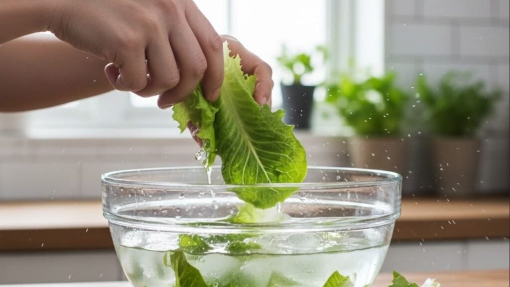 Sua alface parece perdida? Veja o que a água gelada pode fazer em minutos