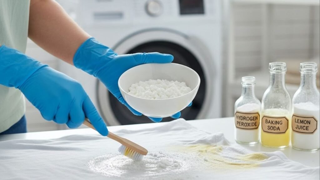 Como recuperar roupas brancas amareladas guardadas há anos