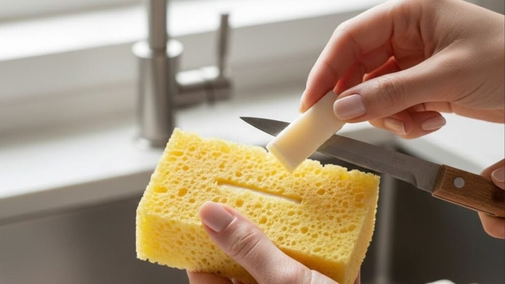 Faça o detergente durar semanas com esse truque simples na esponja