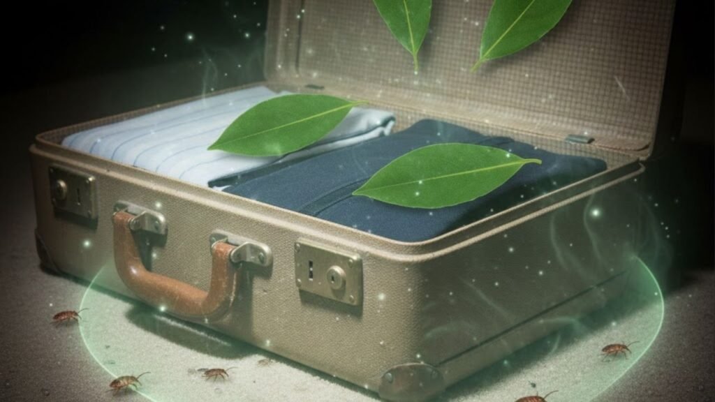 Como afastar percevejos das suas mala utilizando essa folha aromática