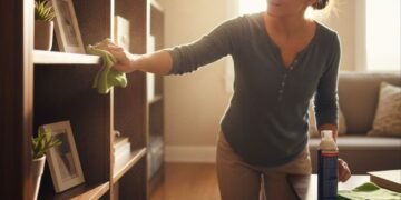 Minha casa vivia empoeirada, mas com esse truque ela fica limpa por quase uma semana