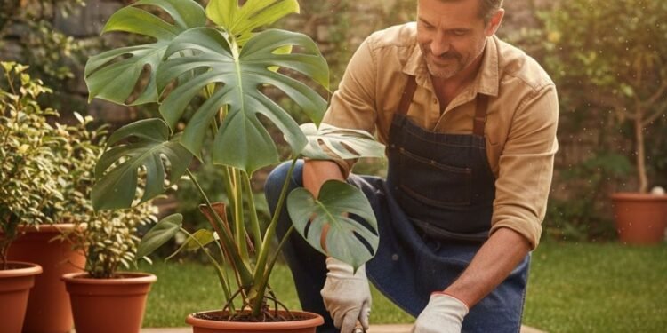 Como ter folhas grandes e recortadas na sua costela-de-adão com poucos ajustes
