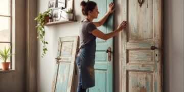 Como transformar portas antigas em painéis decorativos incríveis