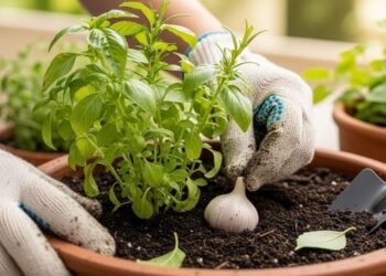 Poucas pessoas sabem o que significa colocar dentes de alho ao redor das plantas do jardim