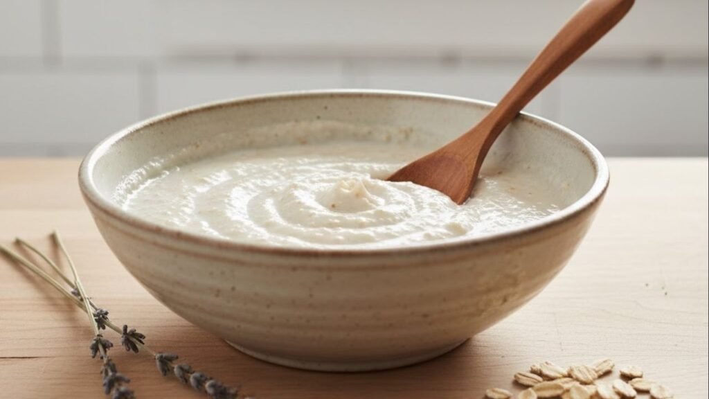 Como transformar aveia em um hidratante calmante para pele sensível