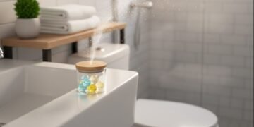 Essa cápsula caseira deixa o banheiro perfumado por vários dias sem esforço