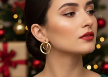 O brinco que vai te destacar nas festas de Natal mesmo sem brilho exagerado