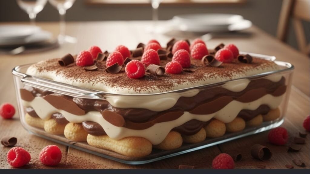 Pavê cremoso de chocolate que fica pronto em 15 minutos e rende para a família toda