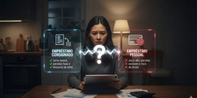 Empréstimo pessoal ou consignado, qual pesa menos no bolso