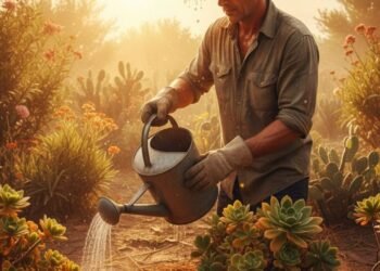 Como proteger plantas delicadas durante calor acima de 35°C
