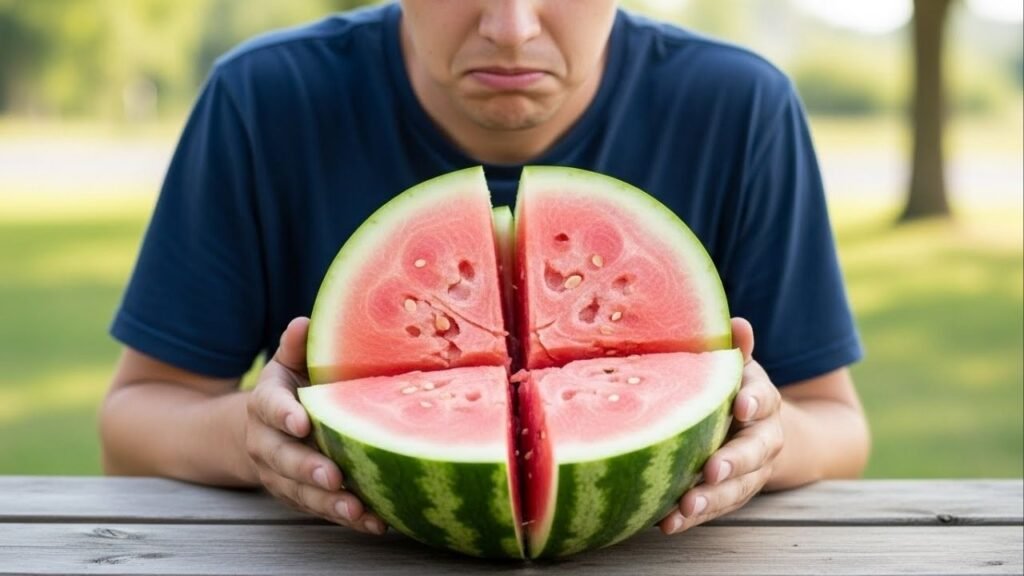 Como saber se a melancia está boa e doce antes de comprar