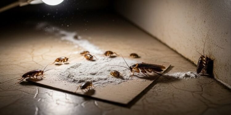 Baratas na cozinha? Essa mistura caseira com farinha resolve sem veneno