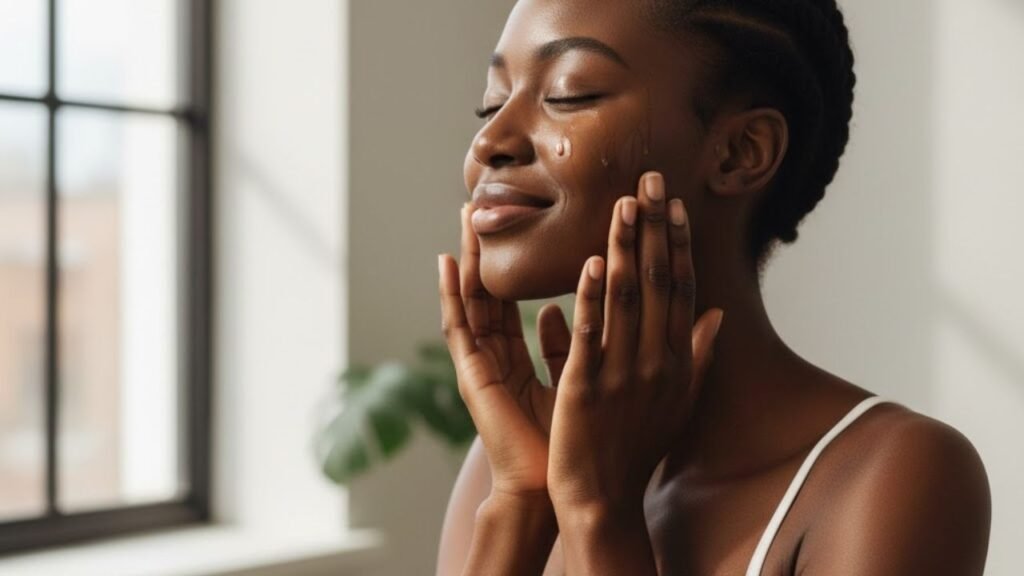 Esse óleo natural ajuda a controlar o brilho e hidrata profundamente peles negras