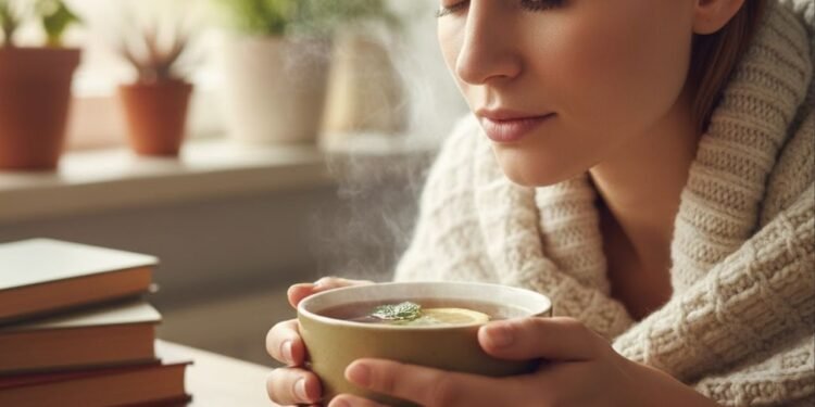 Três chás que aliviam o nariz entupido e melhoram a respiração rápido