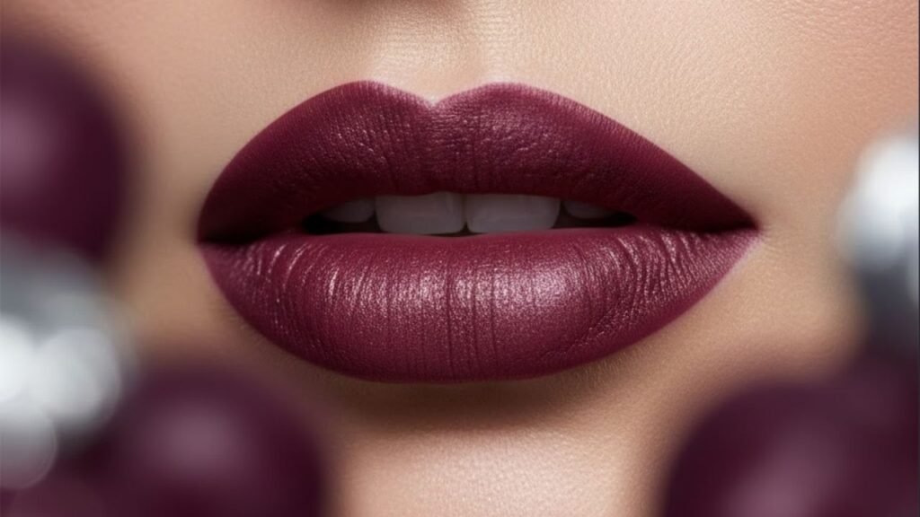 Troquei o batom vermelho por esse tom de vinho frio e nunca me senti tão chique