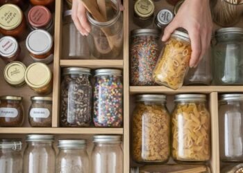 Como reaproveitar potes antigos para organizar gavetas profundas