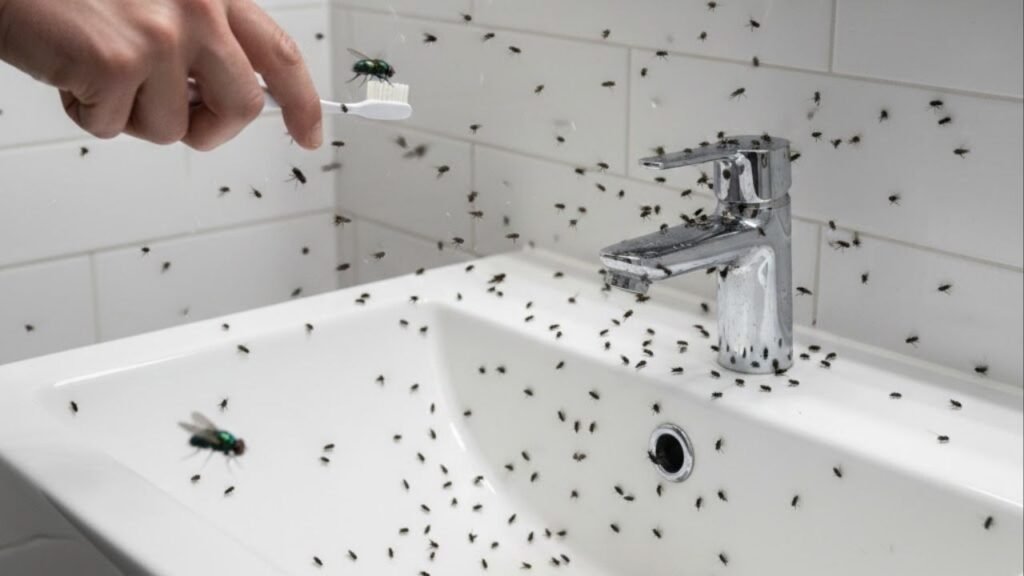 Faça isso hoje mesmo e elimine todos os mosquitinhos do seu banheiro