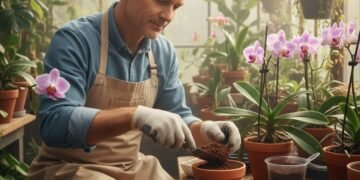 Como recuperar uma orquídea doente com um adubo que você faz em casa