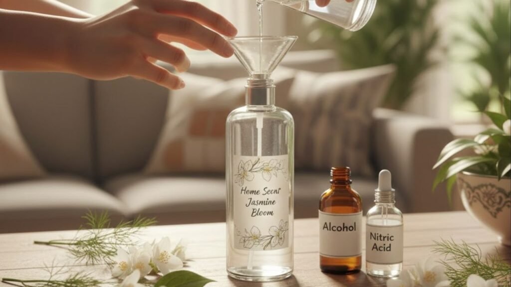 Apenas uma borrifada desse perfume caseiro e você se sentirá dormindo em um campo de jasmim