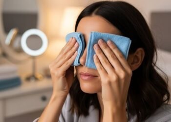 Como fazer uma compressa fria e acabar com as olheiras pela manhã