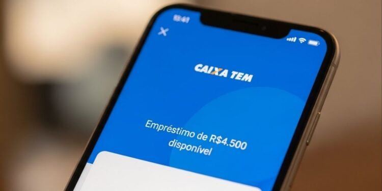 Caixa Tem libera empréstimo de até R$ 4,5 mil para brasileiros com nome sujo, com contratação direta pelo celular