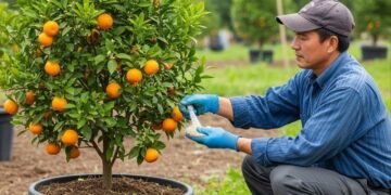 Fertilizante caseiro que é ouro puro para fazer laranjeiras crescerem fortes e cheias de frutos