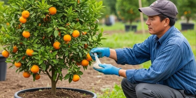Fertilizante caseiro que é ouro puro para fazer laranjeiras crescerem fortes e cheias de frutos