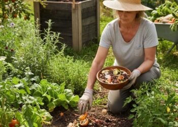 O que fazer com cascas e sobras da cozinha? Use isso para turbinar o solo do seu jardim