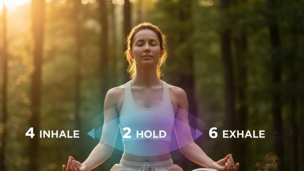 Como aliviar tensão física e mental com um exercício de respiração de 2 minutos