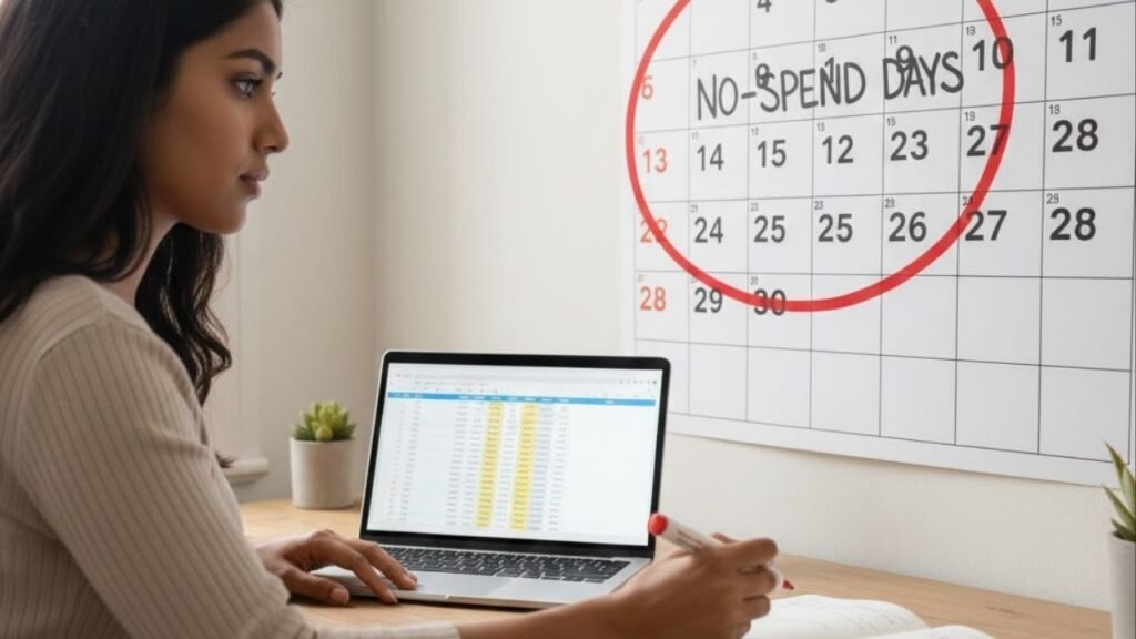 Como reduzir ansiedade financeira parando de gastar por 1 dia na semana