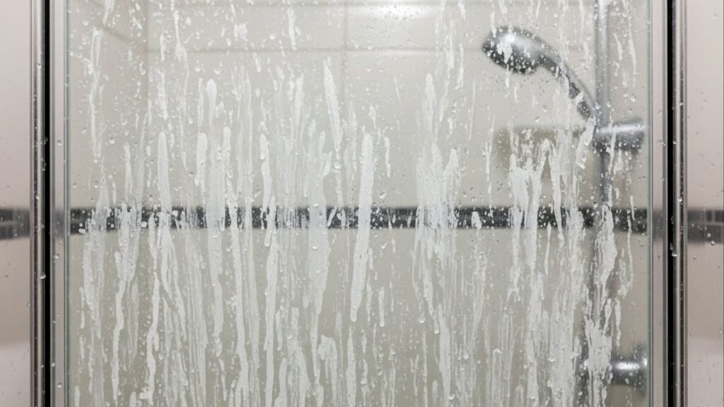 Como remover o calcário do box do chuveiro e deixá-lo impecável