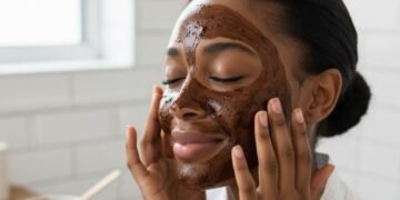 Máscara de café com mel para hidratar e iluminar peles negras sem pesar