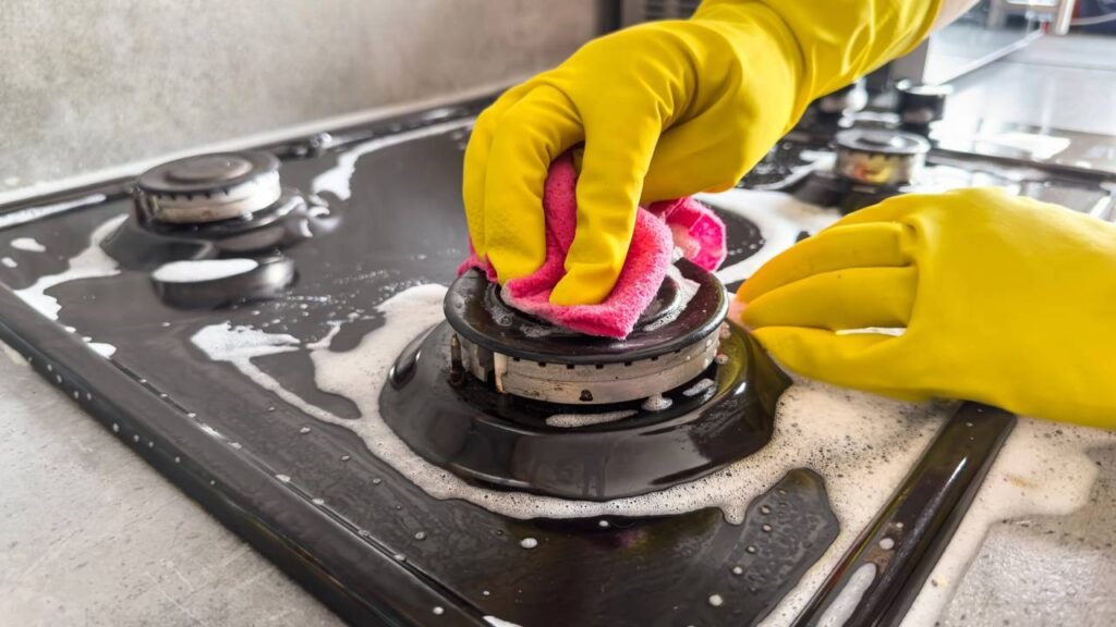 A solução que remove gordura encrostada em minutos sem esforço físico