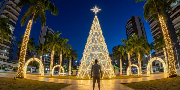 A capital do Nordeste onde o Natal é iluminado, o verão é garantido e o Réveillon toma conta da orla