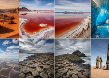 Esses 15 lugares bizarros na terra vão fazer você duvidar do seu próprio planeta e querer ver tudo antes que mudem para sempre