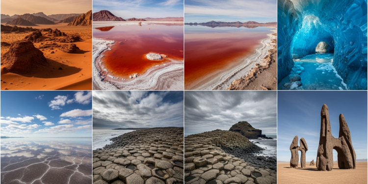 Esses 15 lugares bizarros na terra vão fazer você duvidar do seu próprio planeta e querer ver tudo antes que mudem para sempre