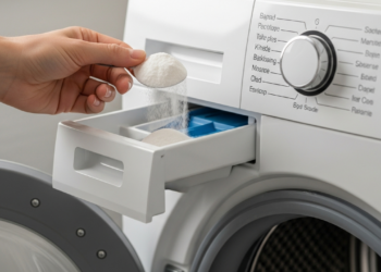 Usei bicarbonato na limpeza da máquina de lavar e olha o que aconteceu!