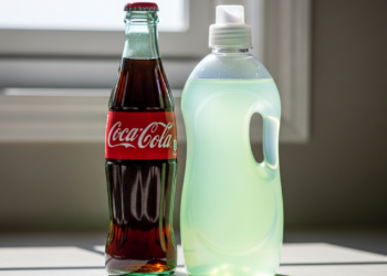 Apenas misturando detergente com coca-cola e não precisa mais comprar no mercado