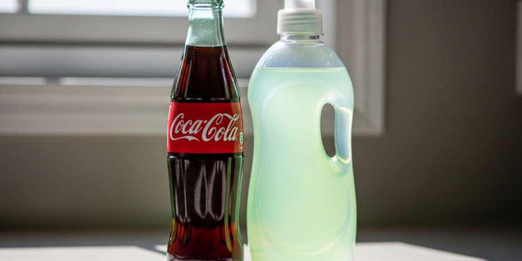 Apenas misturando detergente com coca-cola e não precisa mais comprar no mercado
