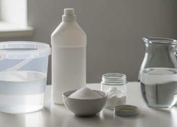 É só colocar água sanitária no sal e não precisa mais gastar atoa no mercado