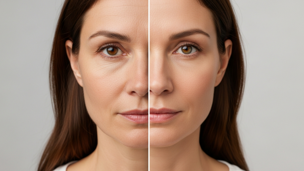 Você só precisa passar isso no rosto e vai parecer 15 anos mais nova