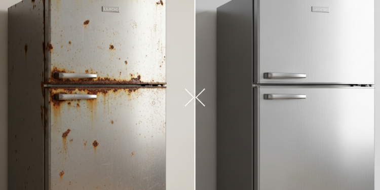 Veja como eliminar toda a ferrugem da sua geladeira em menos de 20 minutos