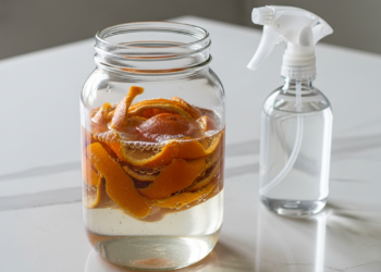 Só precisa precisa bater álcool com cascas de laranja e não precisa mais comprar no mercado