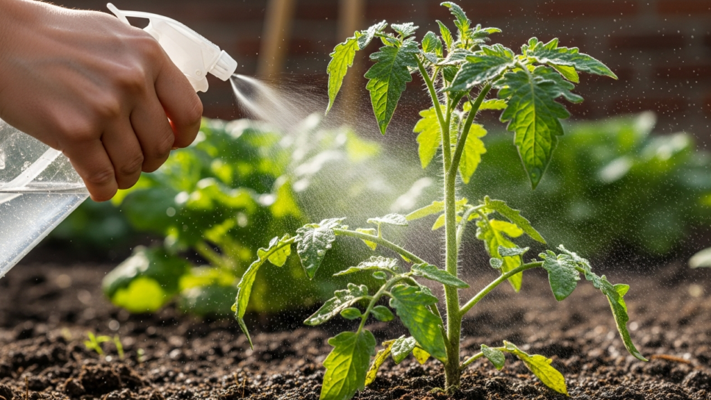 Só precisa colocar alho nas plantas e ver o incrível acontecer