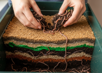 Suplemento caseiro para engordar suas minhocas rápido e aumentar a produção de húmus