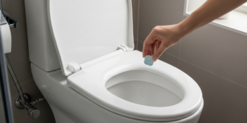 Testei a nova pastilha efervescente, será que limpa mesmo?