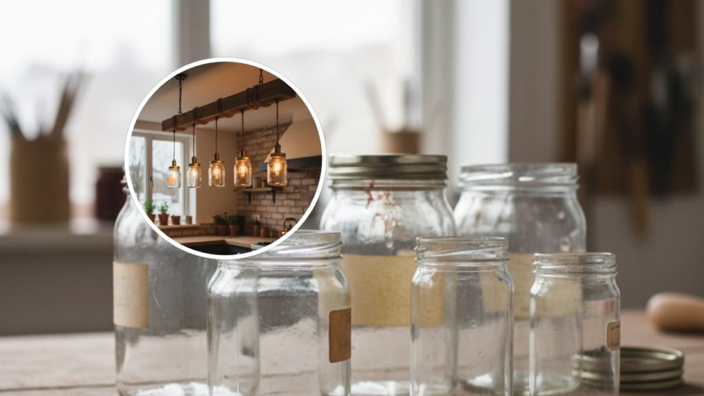 Não sabe o que fazer com os potes de geleia vazios? Transforme-os em elegantes peças de decoração para a sua casa