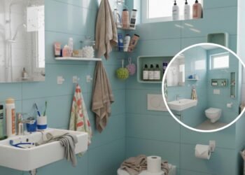 Aprenda como remodelar seu banheiro e fazê-lo parecer mais espaçoso, sem gastar muito dinheiro