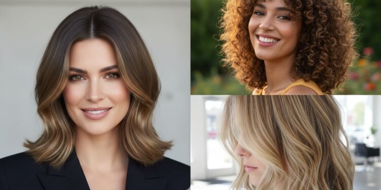 O corte médio feminino combina com todos os tipos de cabelo