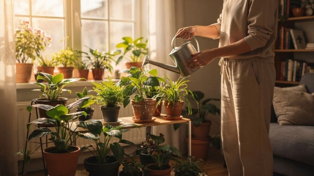Parece cuidado, mas é excesso: este erro simples na rega está apodrecendo suas plantas mesmo quando você acha que está fazendo certo